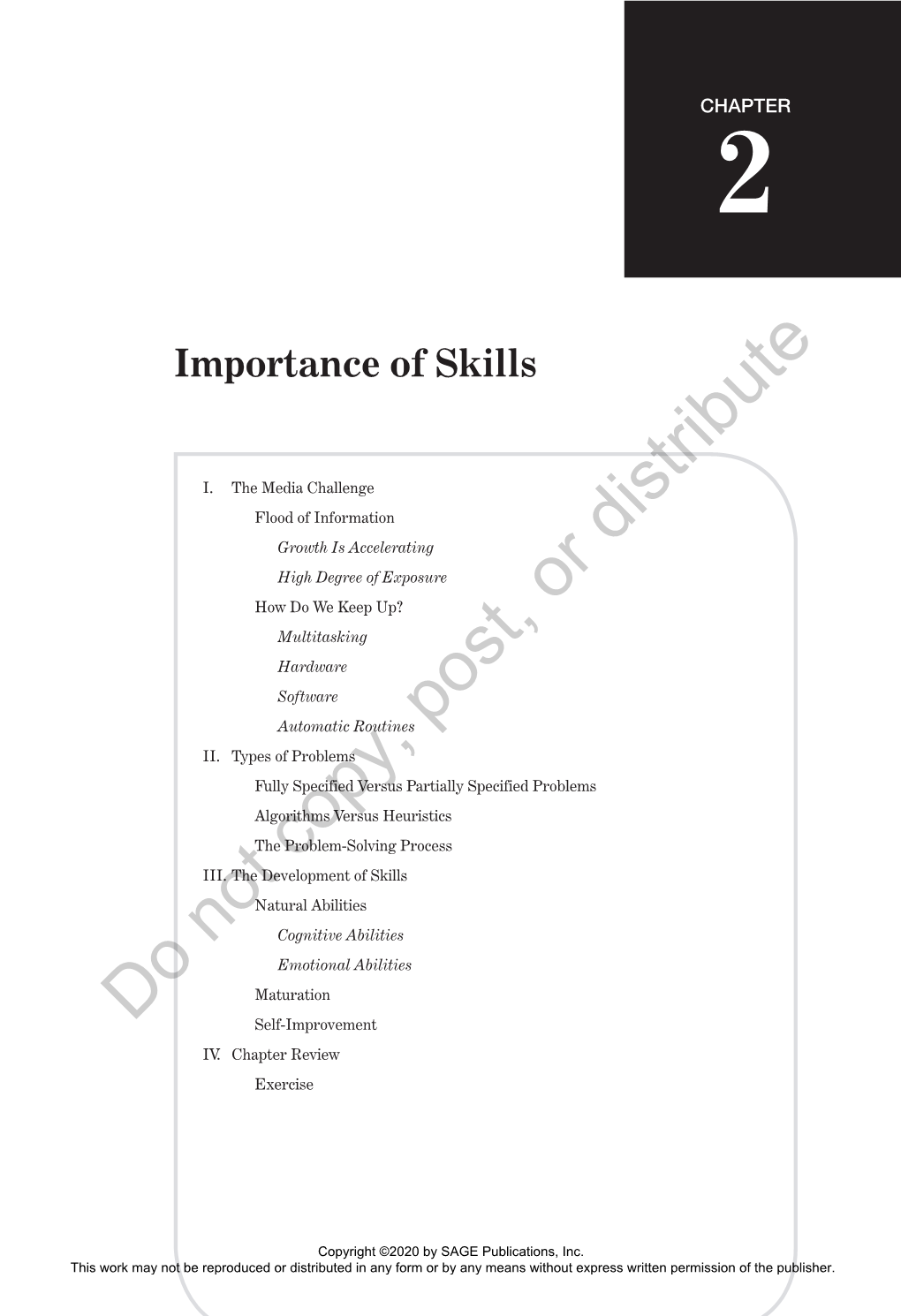 Importance of Skills