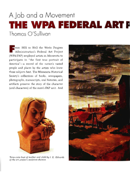 THE WPA FEDERAL Artt