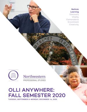 Olli Anywhere: Fall Semester 2020