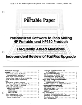 Portable Paper and the First Handheld (Hackers) Conference