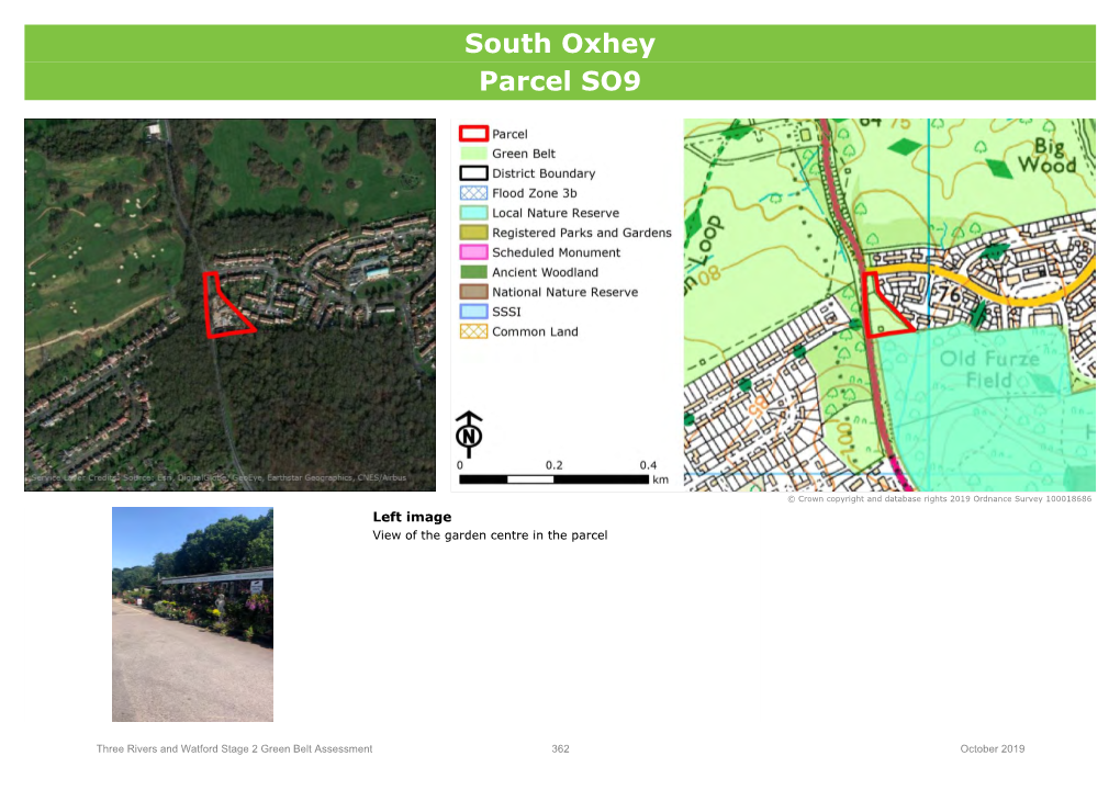 Green Belt Assessment for Three Rivers District and Watford Borough