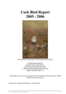 Cork Bird Report 2005 - 2006