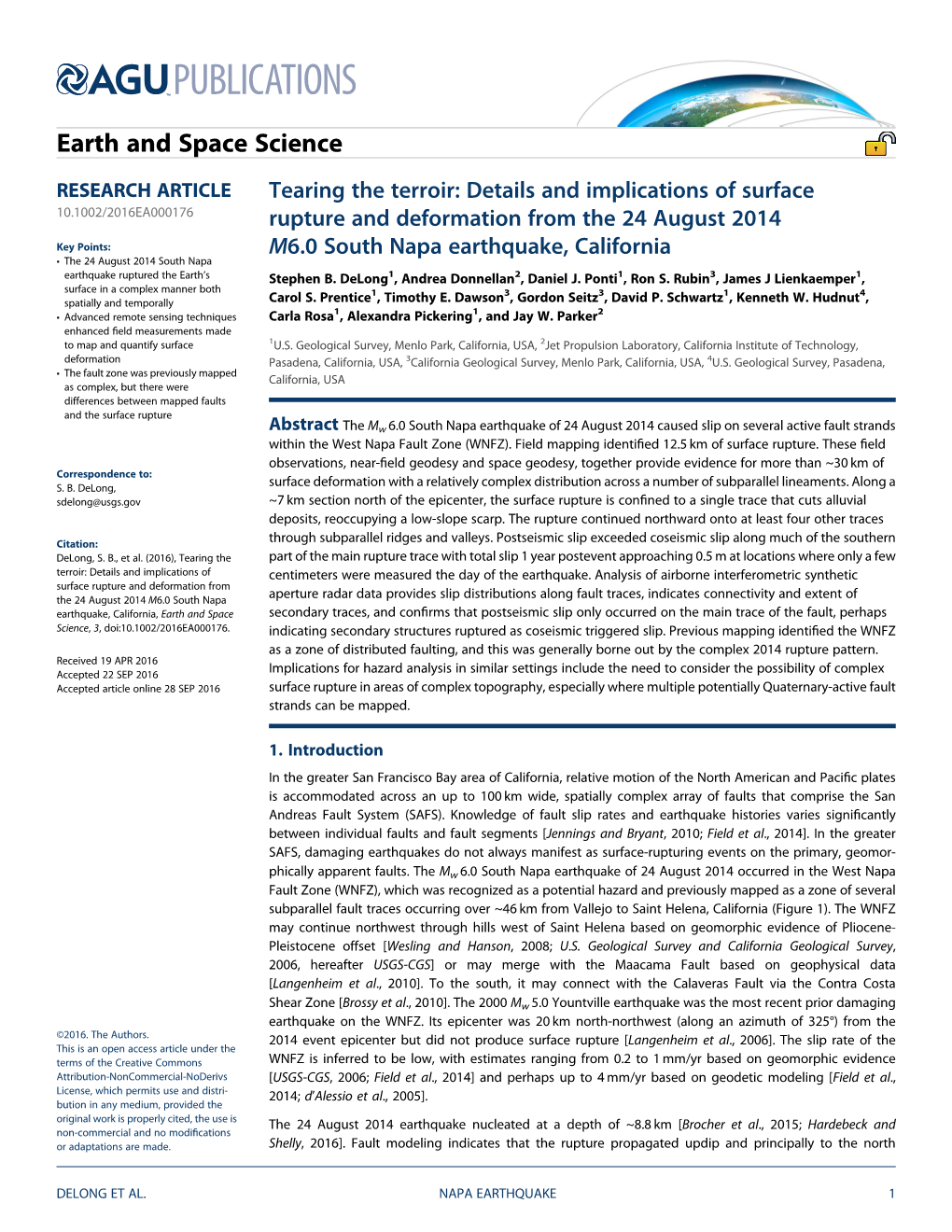 Tearing the Terroir: Details and Implications of Surface Rupture And