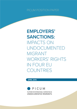 Impacts on Undocumented Migrant Workers' Rights in Four EU Countries