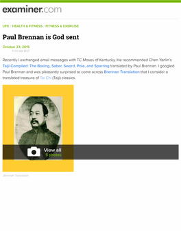 Paul Brennan Is God Sent