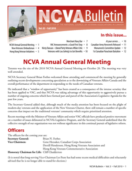 NCVA Annual General Meeting