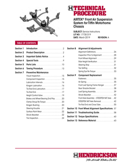 17730-319; Rev A; Technical Procedure; AIRTEK for Tiffin