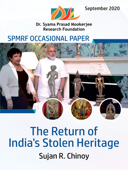 The Return of India's Stolen Heritage Sujan R