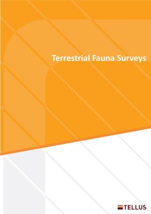 A.8 Terrestrial Fauna Surveys