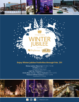 Winter Jubilee Program Guide.Indd