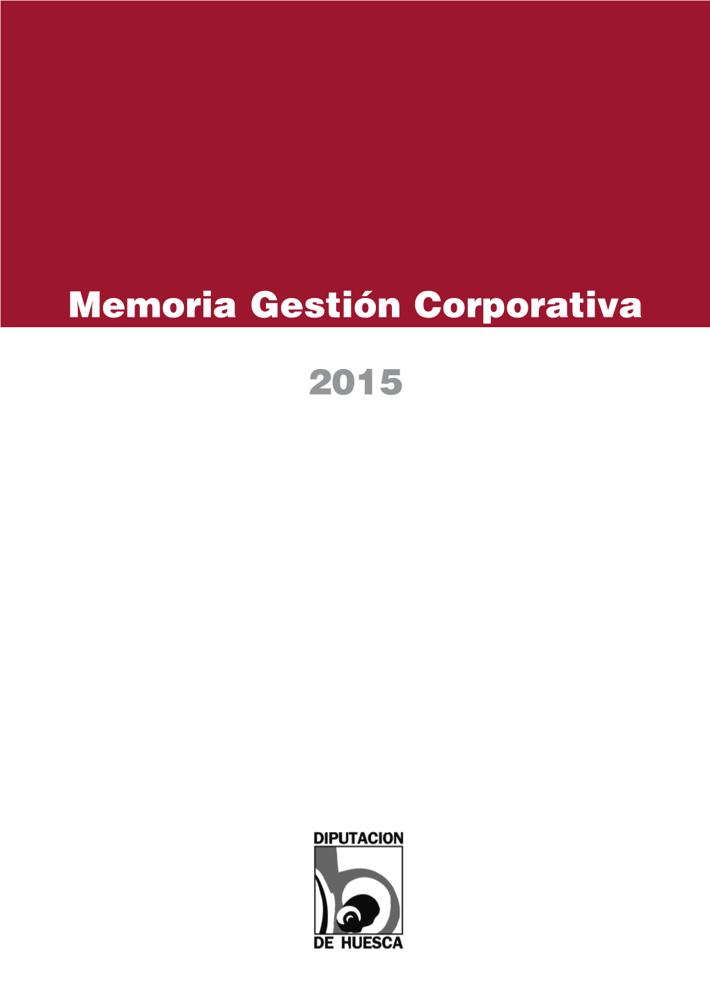 Memoria Gestión Corporativa 2015