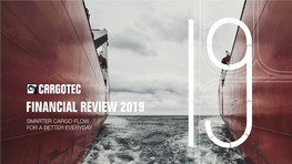 CARGOTEC Financial Review 2019