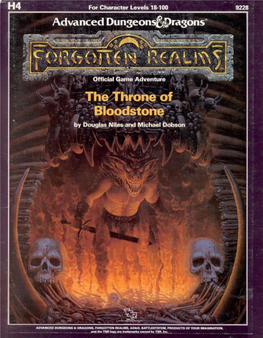 The Throne of Bloodstone by Douglas Niles and Michael Dobson