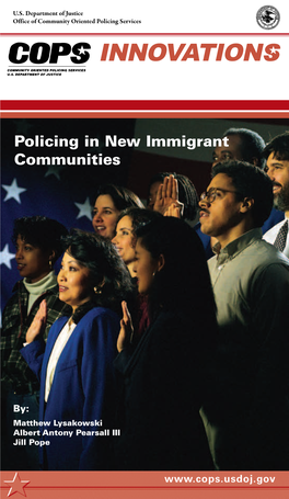 Building Relationships Between Police and Immigrant Communities