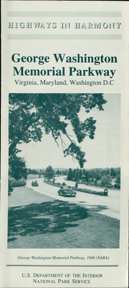 George Washington Memorial Parkway Virginia, Maryland, Washington D.C