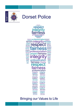 Integrity Fairness Dorset Police