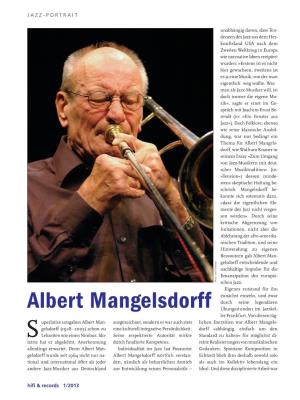 Albert Mangelsdorff Übungsstunden Im Jazzkel- Ler Frankfurt