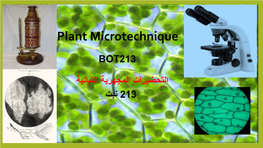 Plant Microtechnique