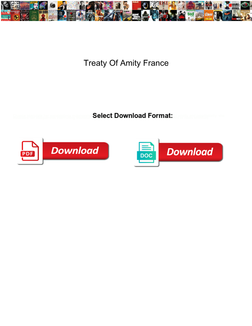 Treaty of Amity France