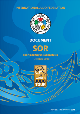 DOCUMENT SOR Sport and Organisation Rules October 2018