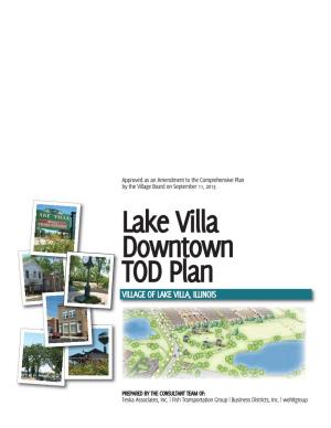 Lake Villa Downtown TOD Plan VILLAGE of LAKE VILLA, ILLINOIS