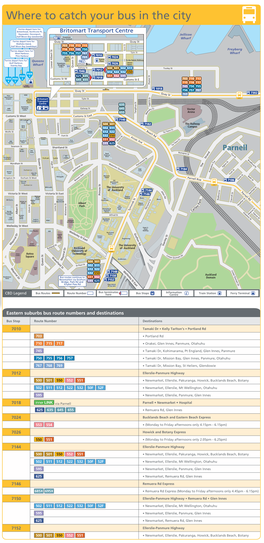 Where to Catch Your Bus in the City