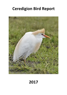 Ceredigion Bird Report 2017