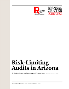 Risk-Limiting Audits in Arizona