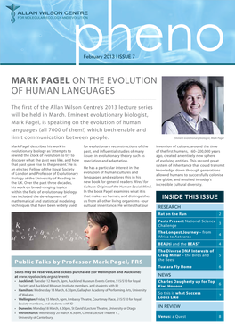 Mark Pagel on the Evolution of Human Languages