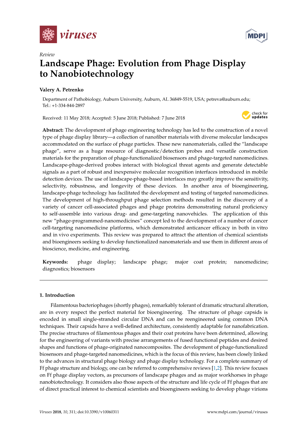 Evolution from Phage Display to Nanobiotechnology
