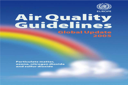 WHO Air Quality Guidelines, Global Update, 2005