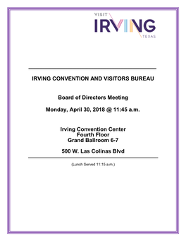 Irving Convention and Visitors Bureau