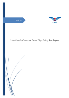 Low-Altitude Connected Drone Flight Safety Test Report
