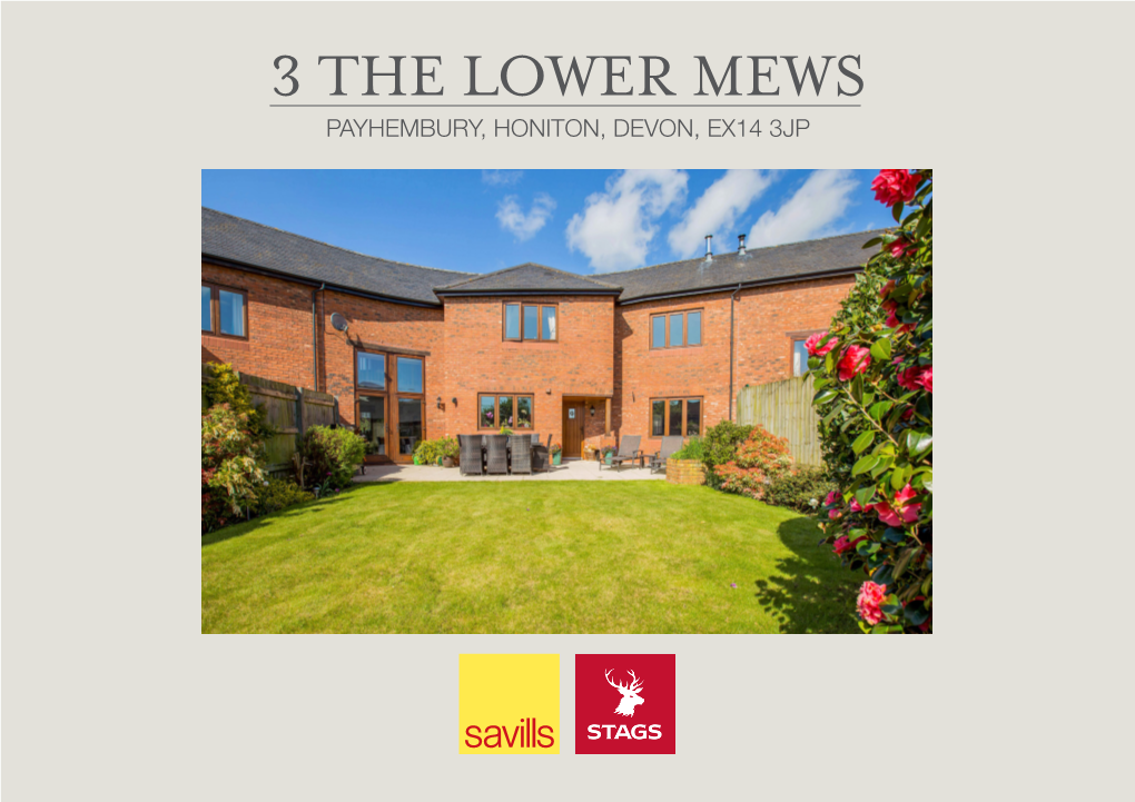 3 the LOWER MEWS PAYHEMBURY, HONITON, DEVON, EX14 3JP 3 the Lower Mews, Payhembury, Honiton, Devon, Ex14 3Jp