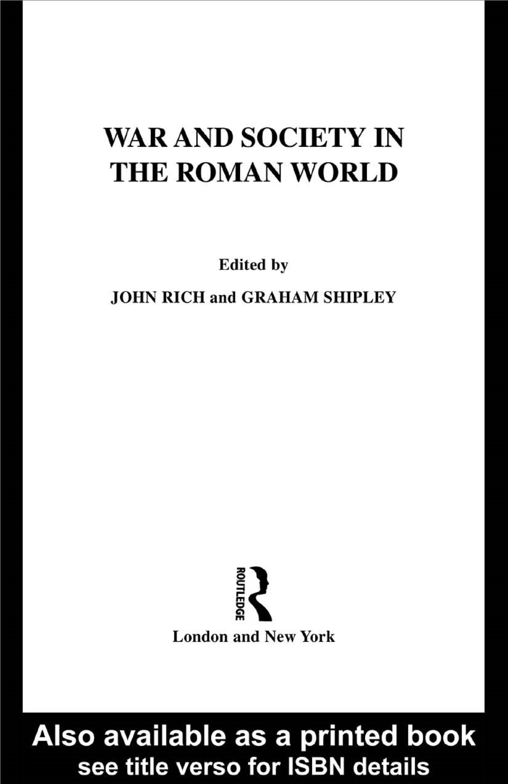 War and Society in the Roman World