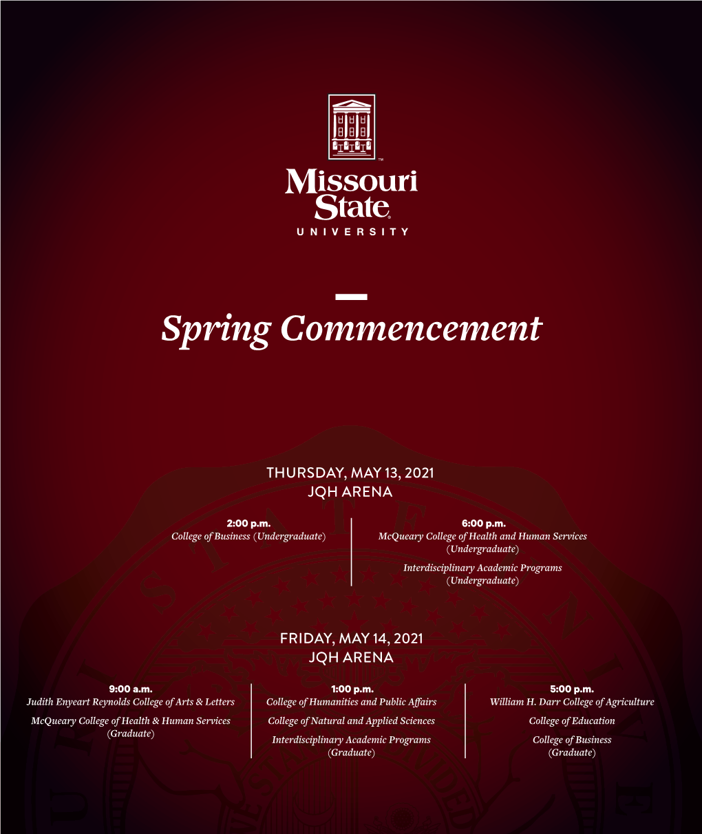 Spring Commencement