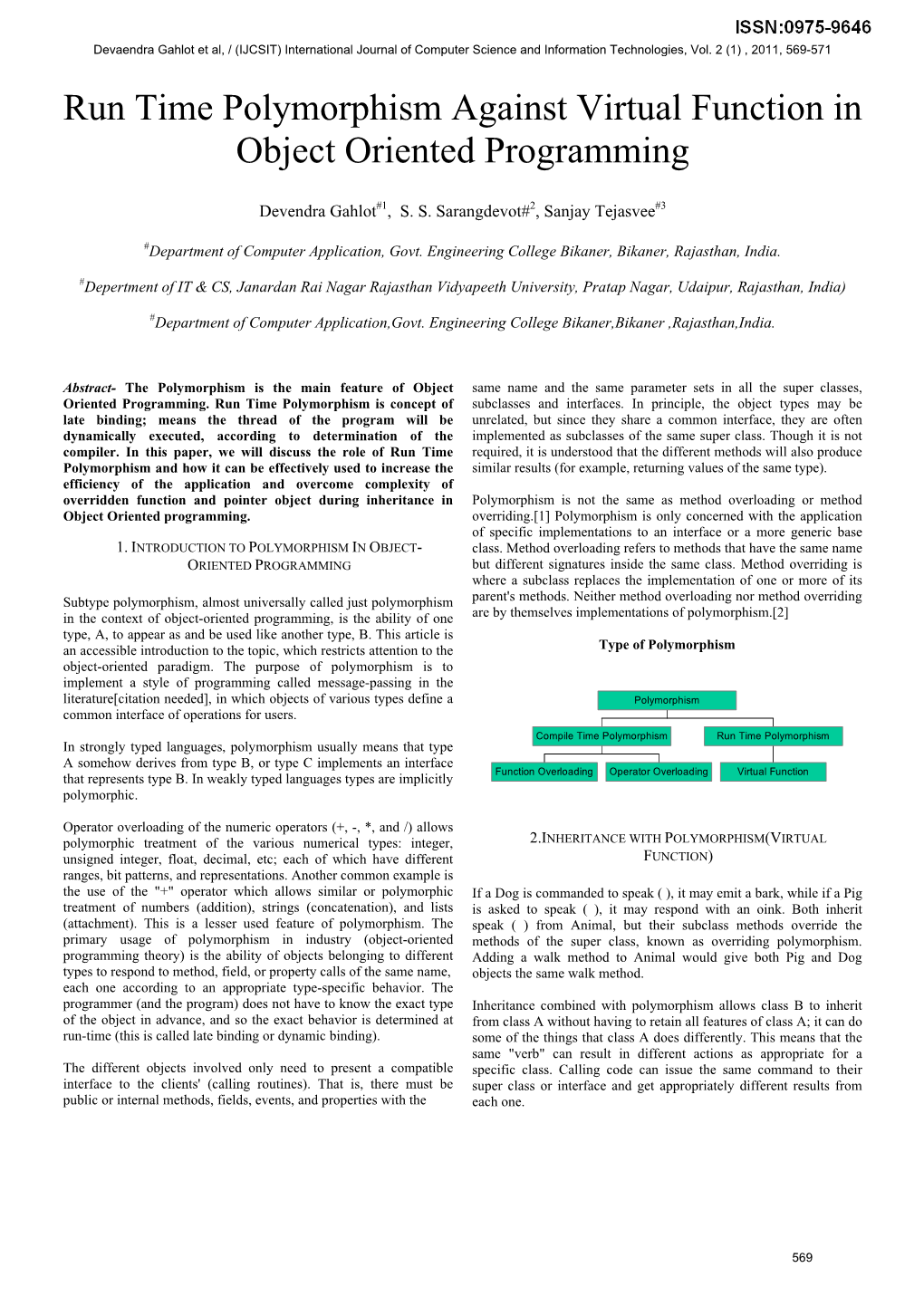 Run Time Polymorphism Against Virtual Function in Object Oriented Programming