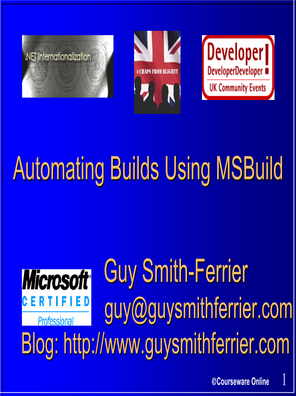 Automating Builds Using Msbuild Guy Smith-Ferrier