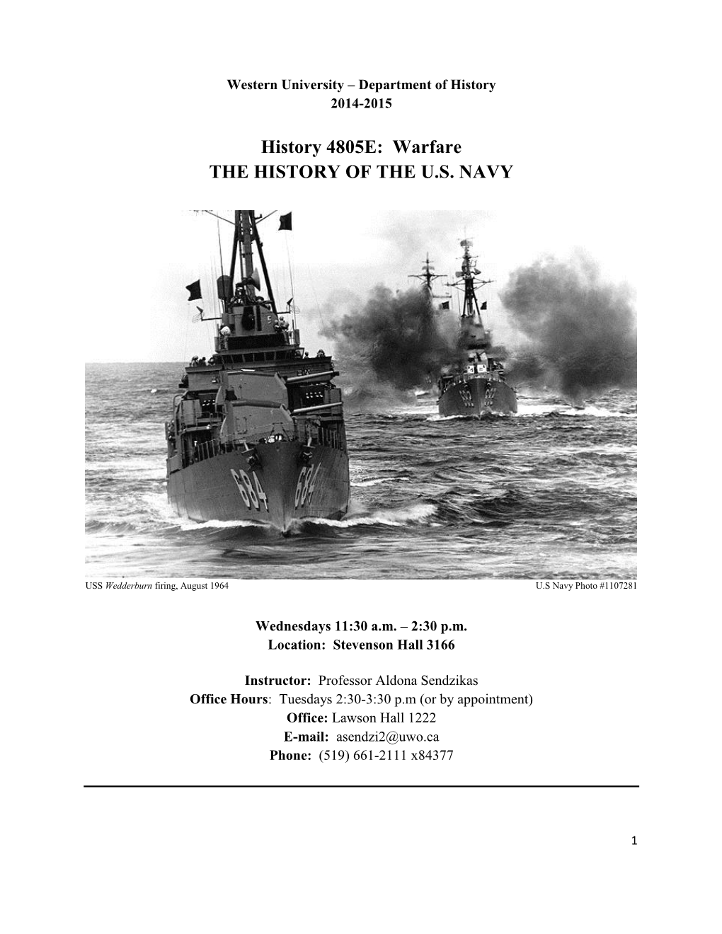 History 4805E: Warfare the HISTORY of the U.S