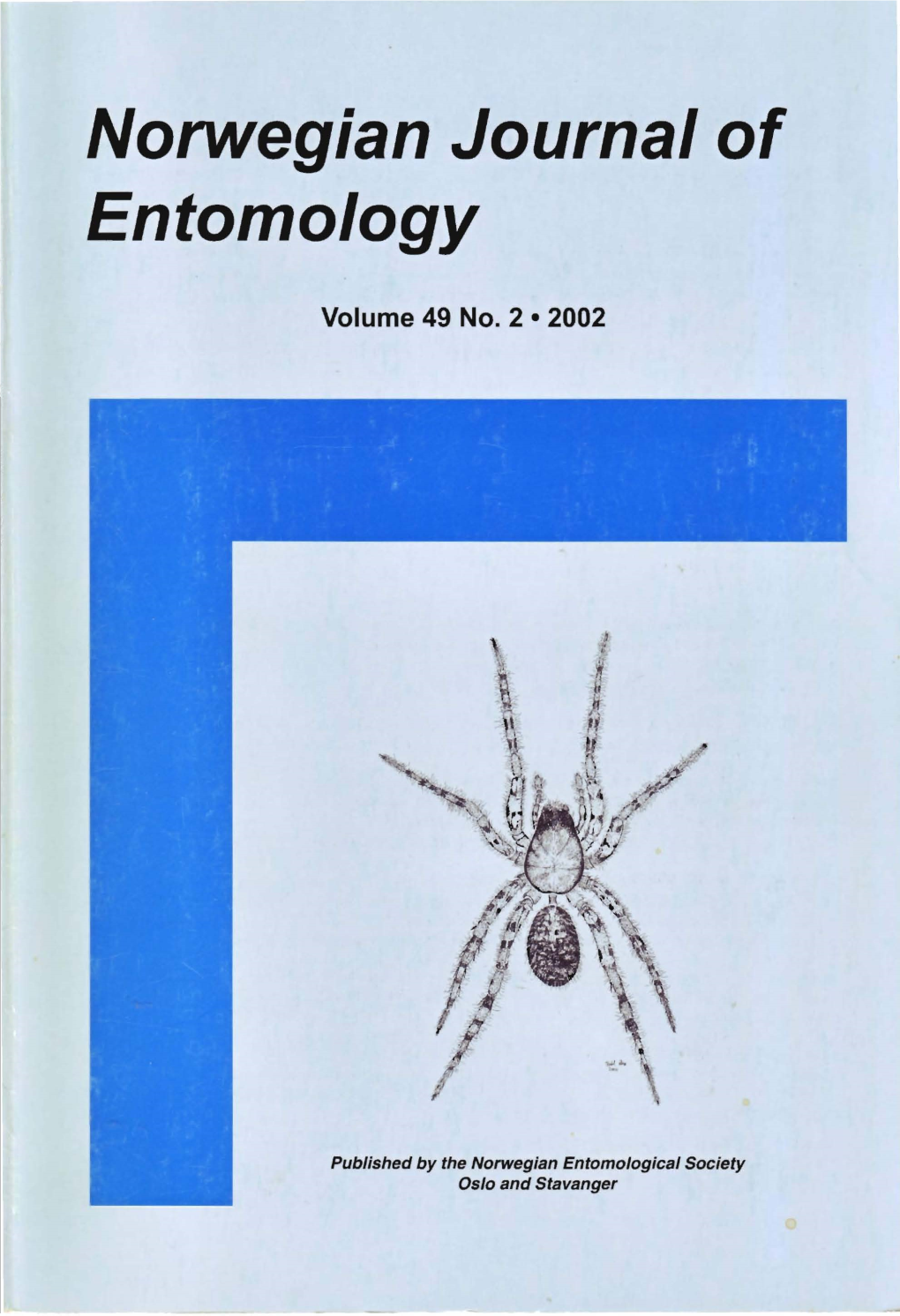 Norwegian Journal of Entomology