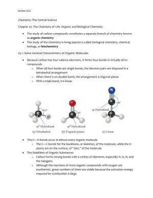 Chemistry: the Central Science Chapter 25: the Chemistry of Life