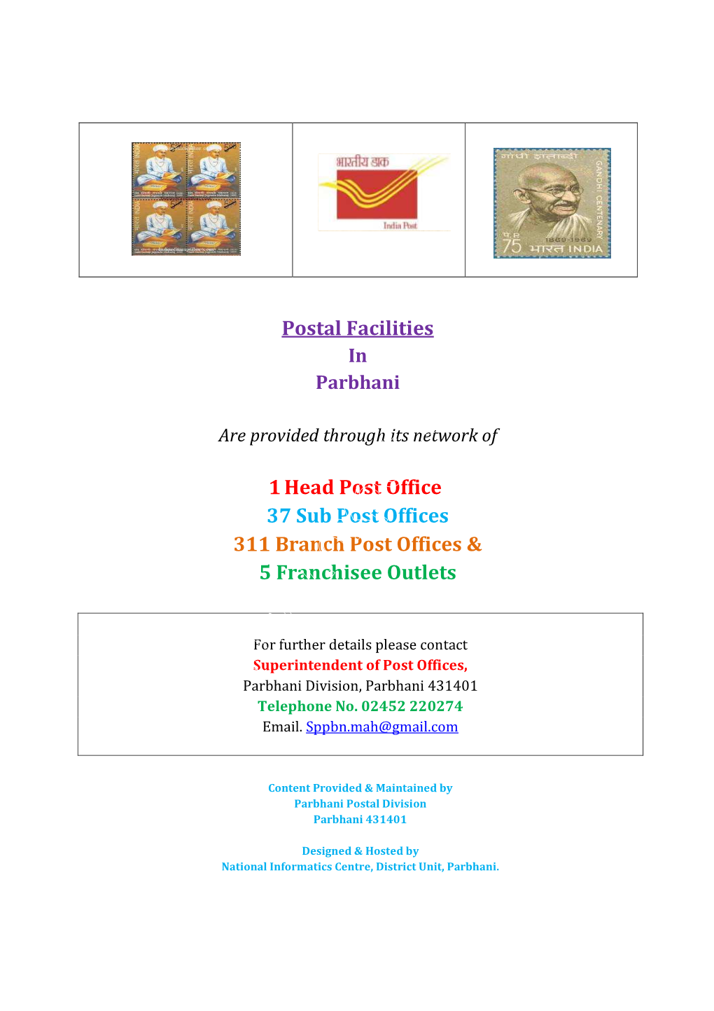 Postal Services