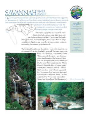 Savannah River Basin, Wilderness Abounds and Diversity Astounds
