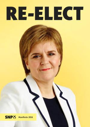 SNP Manifesto 2016