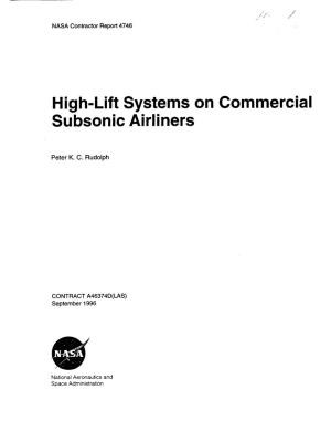High-Lift Systems on Commercial Subsonic Airliners
