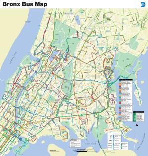 Bronx Bus Map October 2018