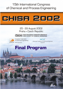 CHISA 2002 to Be Held in Prague on 25 – 29 August 2002