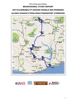 HIV Vulnerability Among Fsws Along Tema Paga Transport Corridor