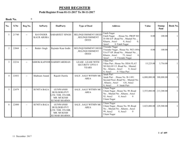 PESHI REGISTER Peshi Register from 01-11-2017 to 30-11-2017