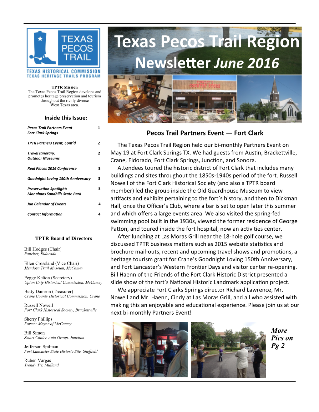 Pecos Trail Newsletter Jun-2016